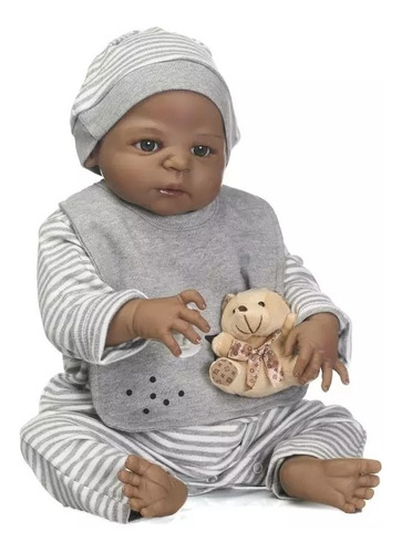 Promoção Boneca Bebe Reborn Menino 55cm Pronta Entrega